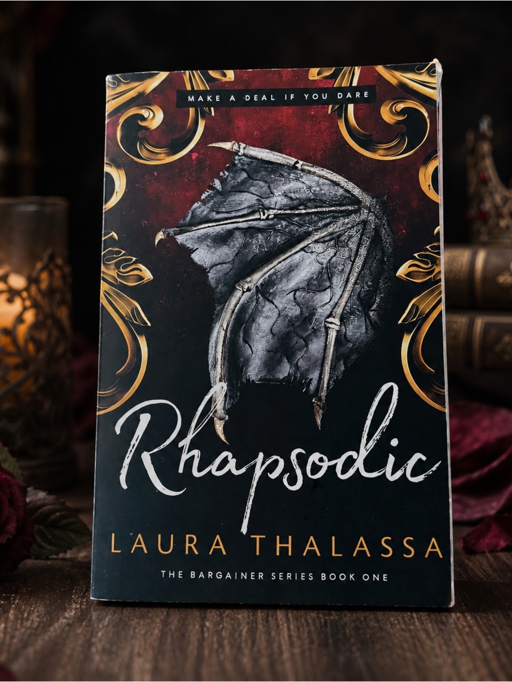 Rhapsodic Laura Thalassa Bargainer Series Book 1 Paperback Fantasy Romance